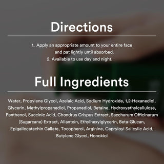 Serum Facial Clear spot 7.325 pump Azelaic Acid with Seamoss Extract - Abib