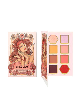 Paleta de Sombras Caring Cancer — Glitter Metallic Palette Horoscope Collection - Sheglam