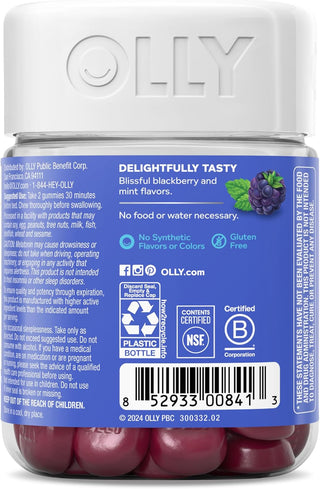 Gomitas para sueño reparador 5 mg melatonin Extra Strength sleep gummies - OLLY