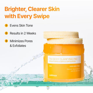 TXA Body Clarifying Pad: discos exfoliantes, suavizantes y aclarantes - celimax