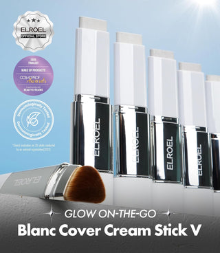 Base de maquillaje Blanc Cover Cream Stick V Korean Color-Changing - ELROEL ⚡