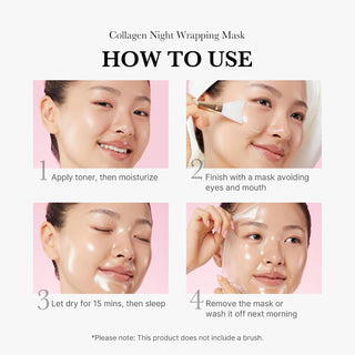 Mascarilla facial Collagen Night Wrapping Mask - Medicube