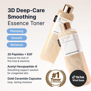 Tónico Facial intensivo con Péptidos & Ceramidas Silk Peptide EGF Toner - SUNGBOON EDITOR
