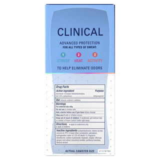 Antitranspirante Secret Clinical 100 hr de protección - Secret