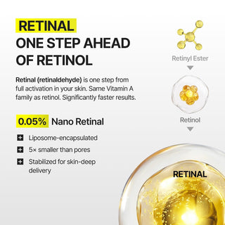 The Vita-A Retinal Shot Tightening Dual Cream: retinoide de alta concentración antiedad y calmante - celimax