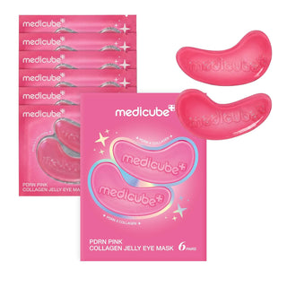 Parches para ojos de Hydrogel Jelly Eye Mask PDRN Pink Collagen - Medicube