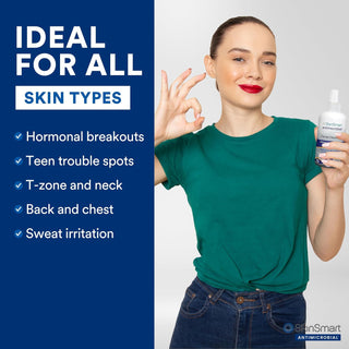 Limpiador facial Antimicrobial Facial Cleanser para brotes y rojeces - SkinSmart