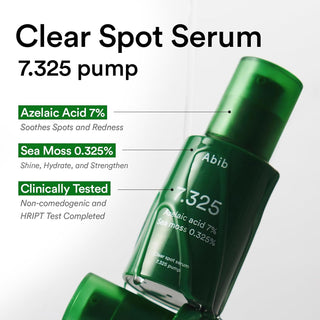 Serum Facial Clear spot 7.325 pump Azelaic Acid with Seamoss Extract - Abib