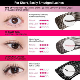 Máscara de Pestañas Kill Lash Superproof Long Curling Waterproof - CLIO