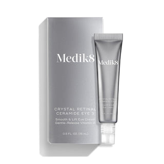 Crystal Retinal Ceramide Eye 3 - Crema reafirmante para el contorno de ojos con vitamina A antiarrugas- Medik8