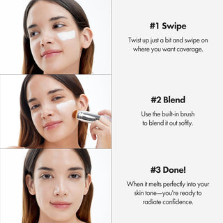Base de maquillaje Blanc Cover Cream Stick V Korean Color-Changing - ELROEL
