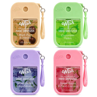 Set Desinfectante de manos Hidratante Power Mist con llavero y estuche - Wish