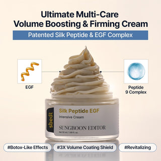 Crema Facial intensiva de Colágeno con Péptidos Silk Peptide EGF Intesive Cream - SUNGBOON EDITOR
