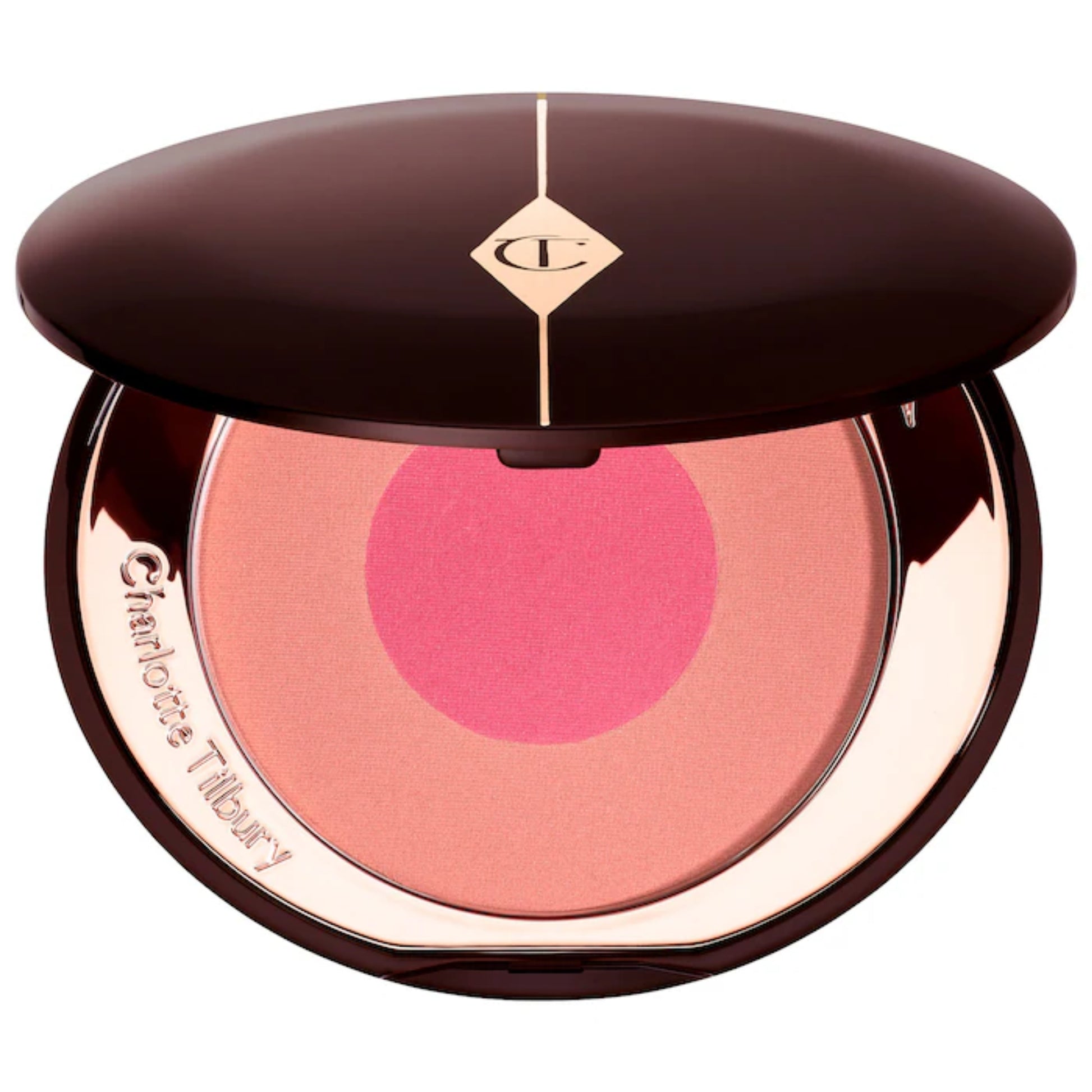 Rubor Efecto Radiante Cheek To Chic - Charlotte Tilbury vista frontal con fondo blanco.