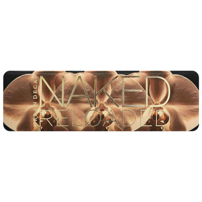 Paleta de Sombras de Ojos Naked Reloaded - Urban Decay vista frontal con fondo blanco.