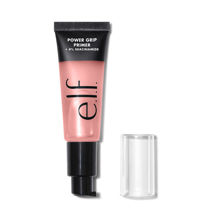 Power Grip Primer + 4% Niacinamide - elf cosmetics vista frontal con fondo blanco.