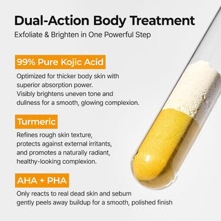 Exfoliante Corporal en Spray Peel Shot Kojic Acid Turmeric - Dr.Melaxin