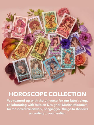 Paleta de Sombras Ambitious Aquarius — Glitter Metallic Palette Horoscope Collection - Sheglam