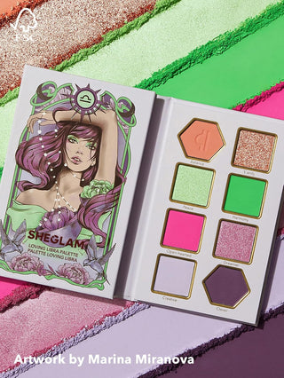 Paleta de Sombras Loving Libra — Glitter Metallic Palette Horoscope Collection - Sheglam