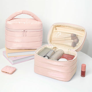Necessaire Prite Puffy Travel Makeup Bag