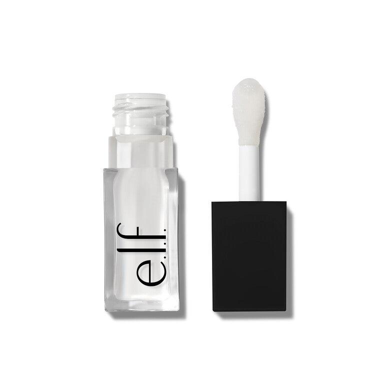 Lip Oil Glow Reviver - elf Cosmetics vista frontal con fondo blanco.