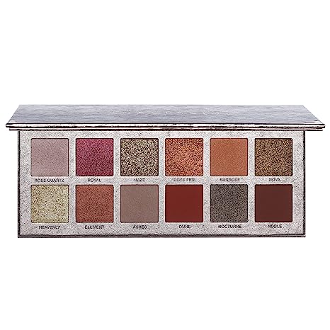 Paleta de sombras de ojos Rose Metals - Anastasia Beverly Hills vista frontal con fondo blanco.