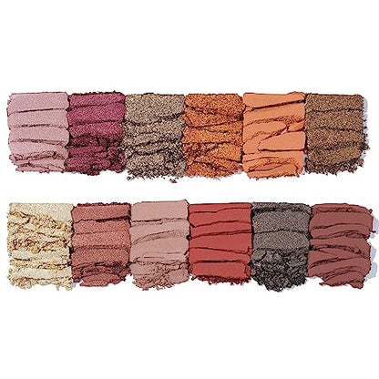 Paleta de sombras de ojos Rose Metals - Anastasia Beverly Hills vista frontal con fondo blanco.