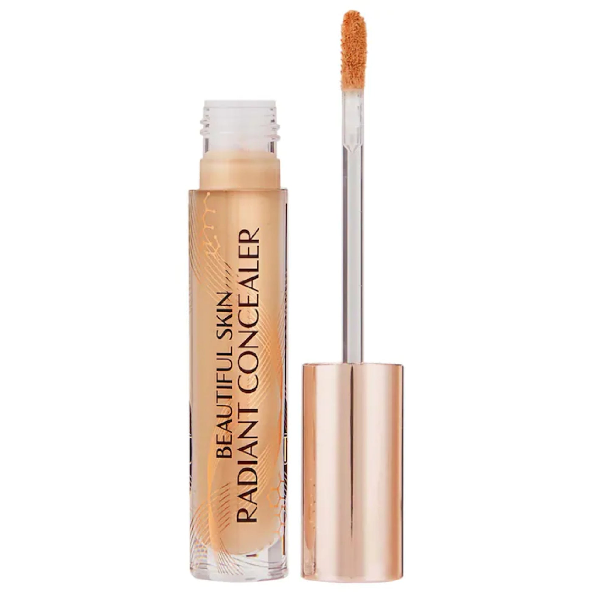 Corrector con Ácido Hialurónico Beautiful Skin - Charlotte Tilbury vista frontal con fondo blanco.