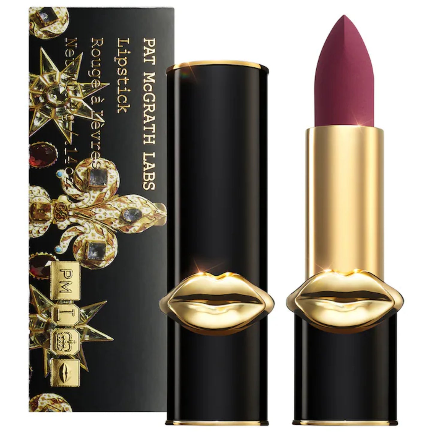 Labial MatteTrance - PAT McGRATH LABS vista frontal con fondo blanco.