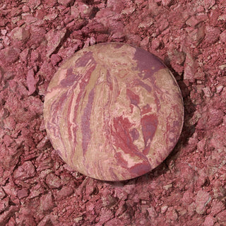 Rubor Baked Blush-n-Brighten Marbleized - Laura Geller vista frontal con fondo blanco.