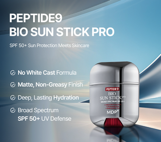 Protector solar con Peptidos SPF50+ Peptide 9 Bio Sun Stick Pro  - MEDIPEEL