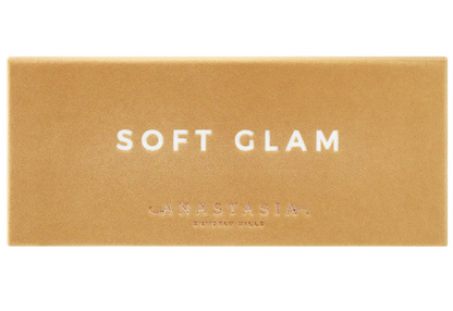 Paleta de sombras de ojos Soft Glam - Anastasia Beverly Hills vista frontal con fondo blanco.