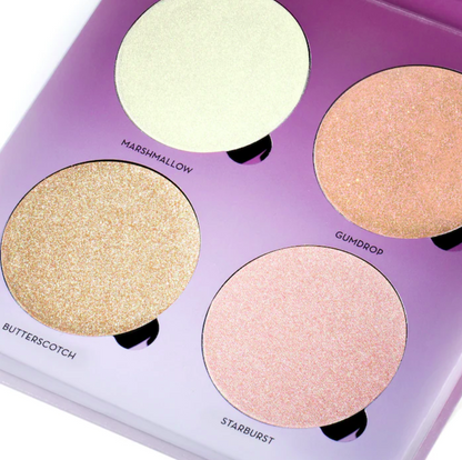 Paleta de polvos Iluminadores Sugar Glow Kit - Anastasia Beverly Hills vista frontal con fondo blanco.