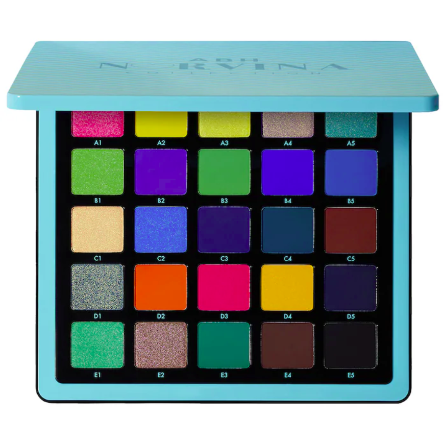 Paleta de sombras super pigmentadas para rostro y cuerpo NORVINA Vol. 2 - Anastasia Beverly Hills vista frontal con fondo blanco.