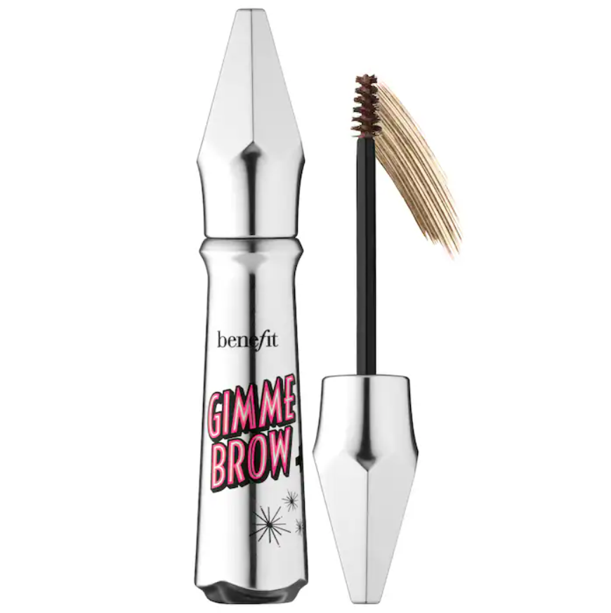 Gel voluminizador para cejas con color Gimme Brow - Benefit Cosmetics vista frontal con fondo blanco.