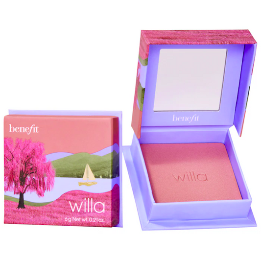 Rubor en polvo WANDERful World - Benefit Cosmetics vista frontal con fondo blanco.