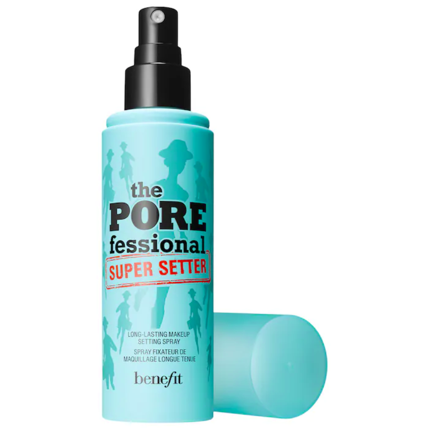 Spray fijador de maquillaje minimizador de poros The POREfessional - Benefit Cosmetics vista frontal con fondo blanco.