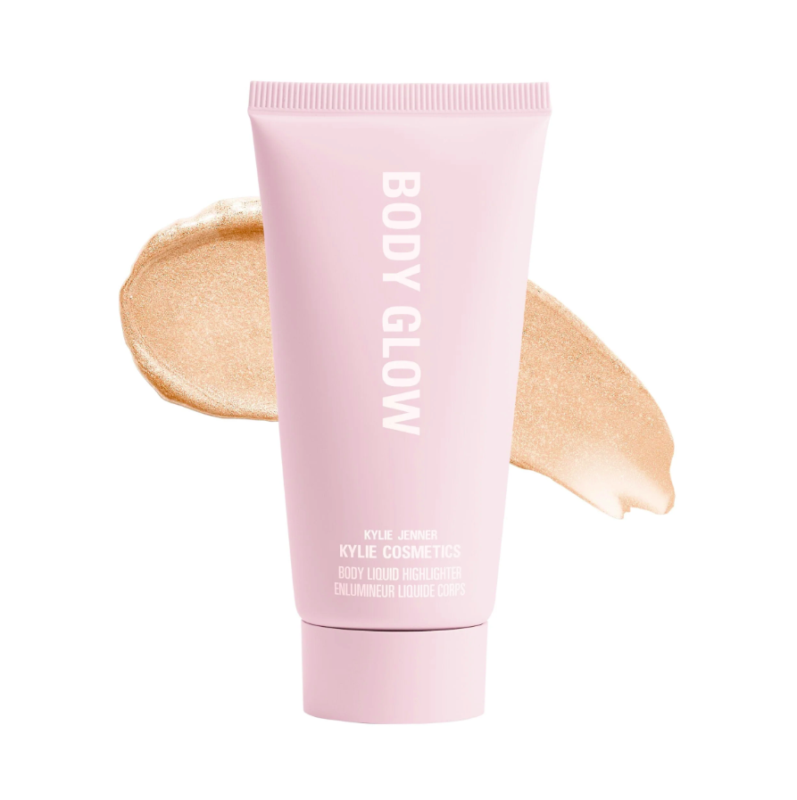 Body glow - Kylie cosmetics vista frontal con fondo blanco.