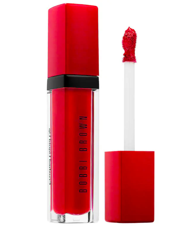 Labial Líquido Crushed - Bobbi Brown vista frontal con fondo blanco.