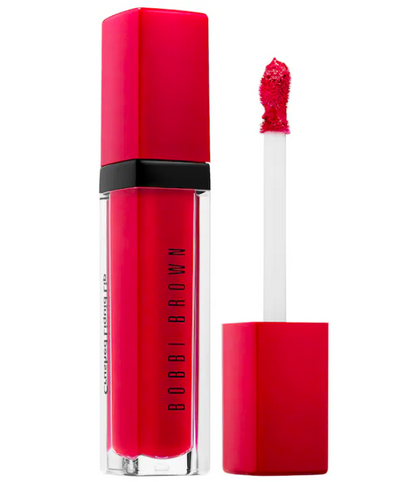 Labial Líquido Crushed - Bobbi Brown vista frontal con fondo blanco.