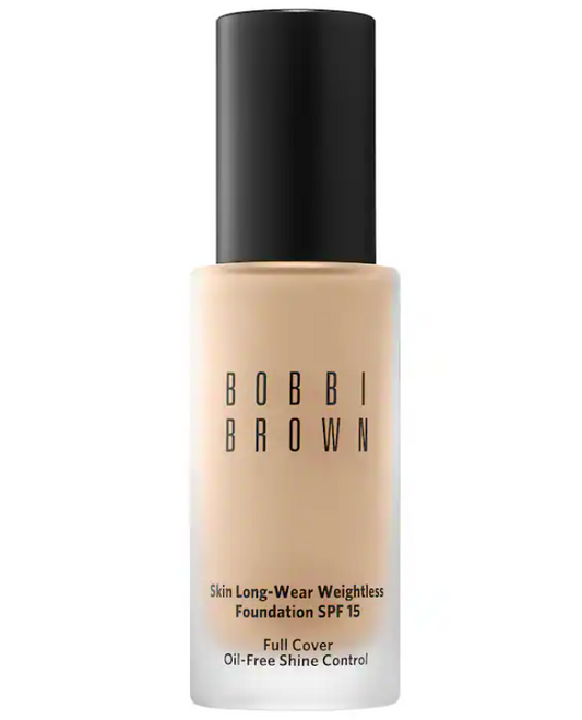 Base de maquillaje liviana de larga duración SPF 15 - Bobbi Brown vista frontal con fondo blanco.