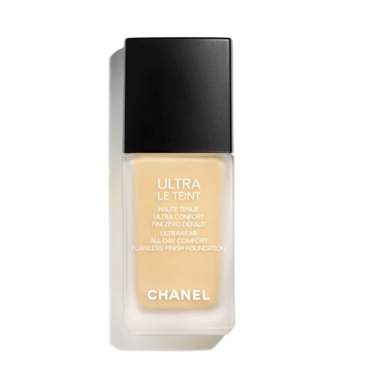 Base de Maquillaje de Larga Duración Efecto Radiante ULTRA LE TEINT  - CHANEL vista frontal con fondo blanco.