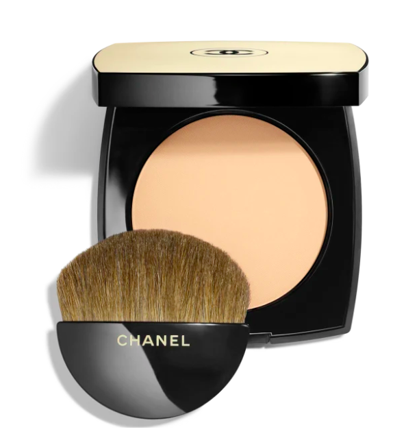 Polvo Compacto Efecto Piel luminosa y sana LES BEIGES - CHANEL vista frontal con fondo blanco.