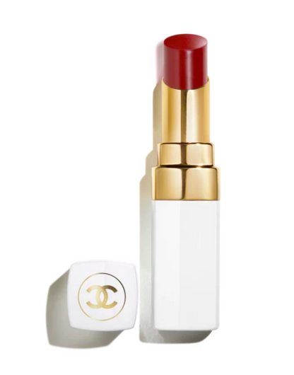 Bálsamo Labial Hidratante con Color edificable ROUGE COCO BAUME - CHANEL vista frontal con fondo blanco.