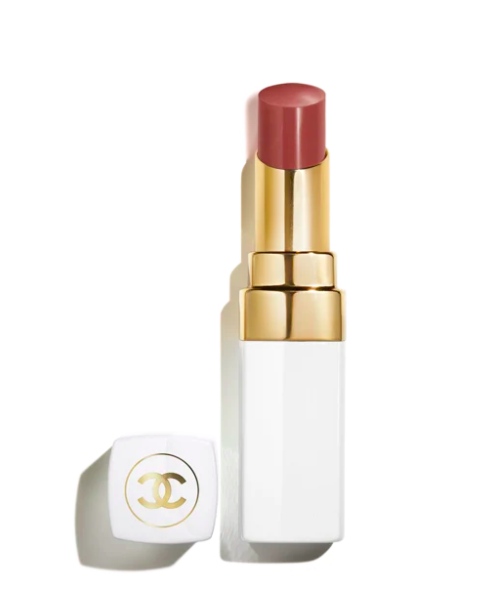 Bálsamo Labial Hidratante con Color edificable ROUGE COCO BAUME - CHANEL vista frontal con fondo blanco.