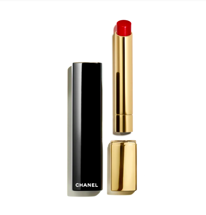 Labial de Alta Intensidad Concentrado Recargable ROUGE ALLURE L'EXTRAIT - CHANEL vista frontal con fondo blanco.