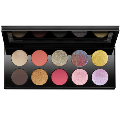 Paleta de Sombras de Ojos Mothership X:  Moonlit Seduction - PAT McGRATH LABS vista frontal con fondo blanco.