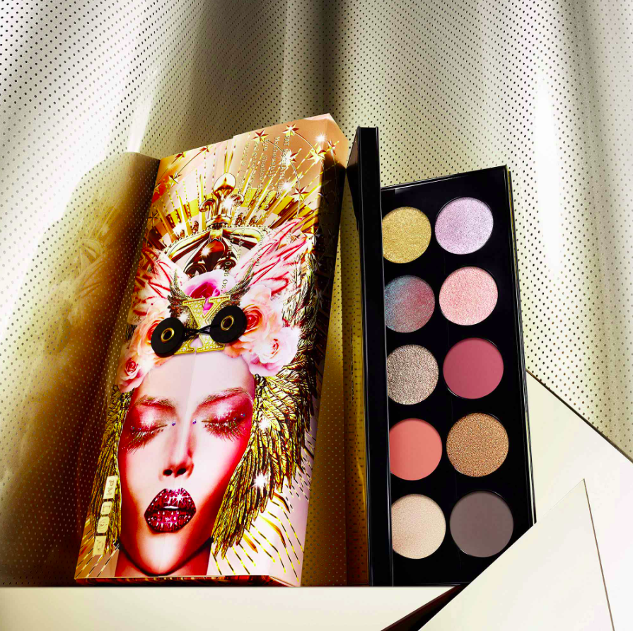 Paleta de Sombras de Ojos Mothership X:  Moonlit Seduction - PAT McGRATH LABS vista frontal con fondo blanco.