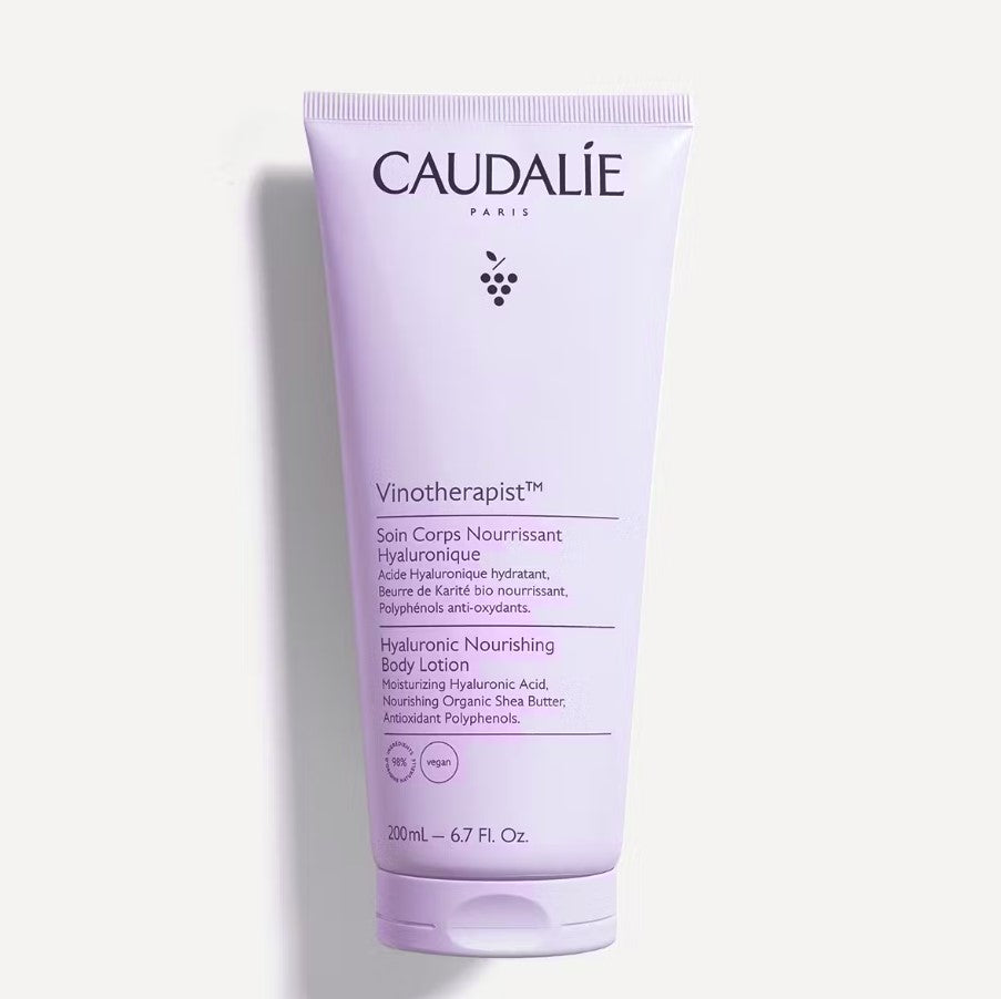 Crema Corporal Hyaluronic Nourishing Vinotherapist™  - Caudalie vista frontal con fondo blanco.