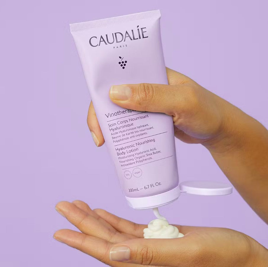 Crema Corporal Hyaluronic Nourishing Vinotherapist™  - Caudalie vista frontal con fondo blanco.